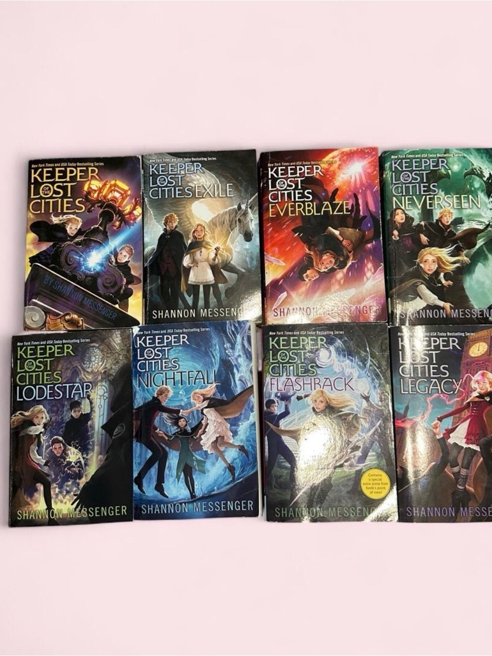 Keeper of the Lost Cities Book Series by Shannon Messenger - Set of 8
